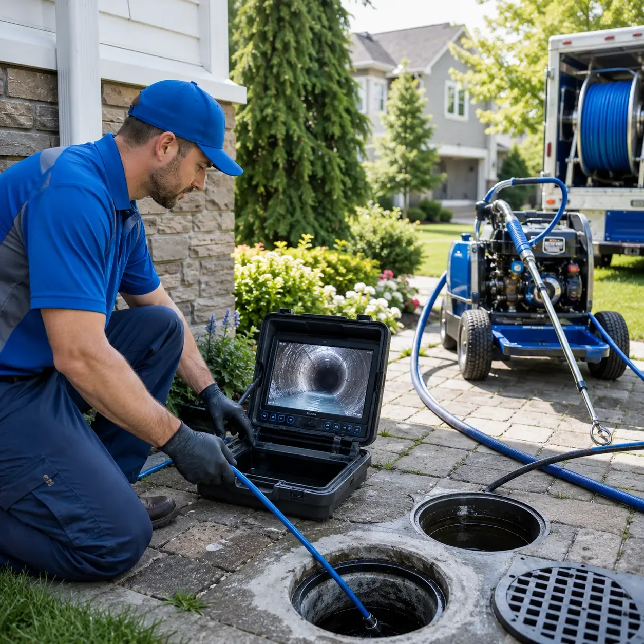 Outdoor drain cleaning professionals serving English, IN